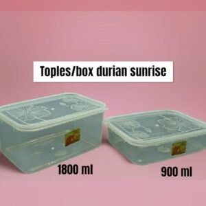 Toples/kotak kue serbaguna durian Sunrise (900ml & 1,8 liter)