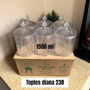 Toples kristal Diana set 238 (akrilik/mika) (1,5 liter)