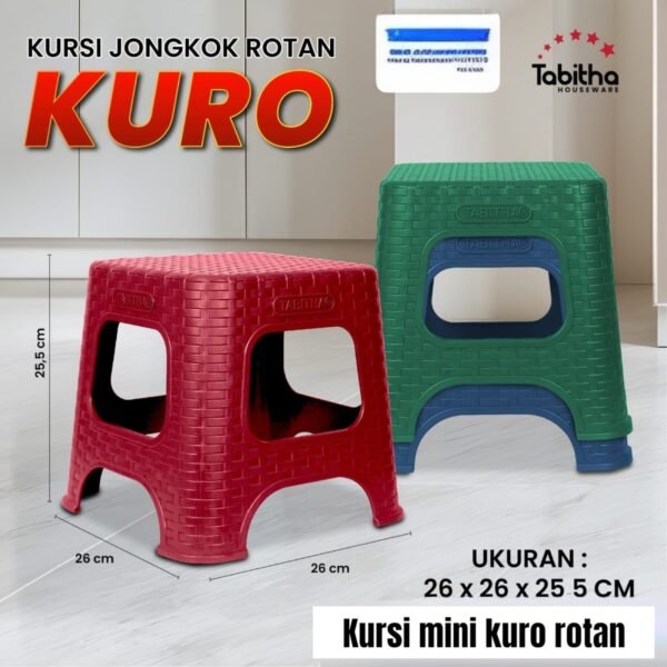 Kursi mini Kuro rotan
