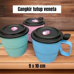Gelas/ cangkir tutup Veneta