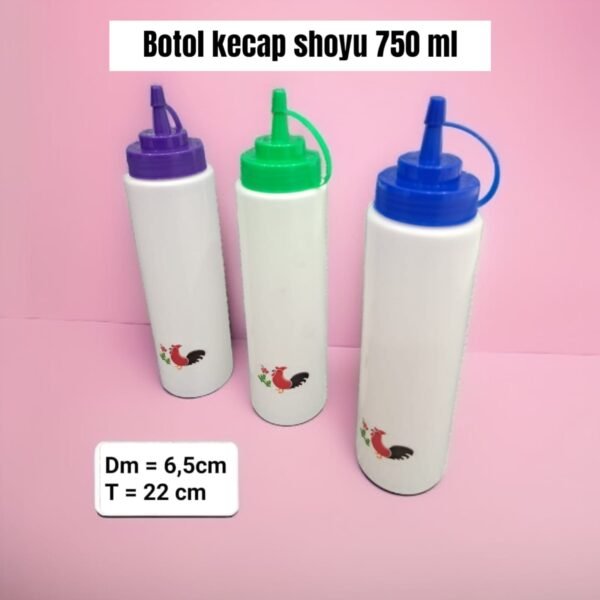 Botol kecap/saus Shoyu besar (750ml)