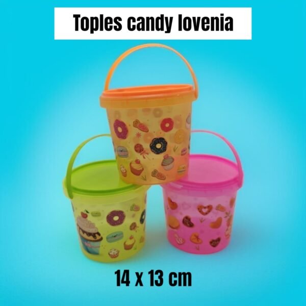 Toples plastik Candy Lovenia (1,5 liter)