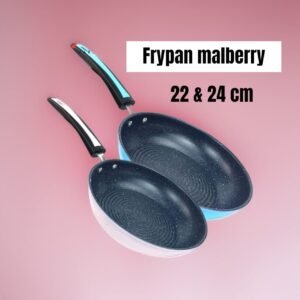Wajan/ panci penggorengan/ teflon Malberry (22 & 24 cm)