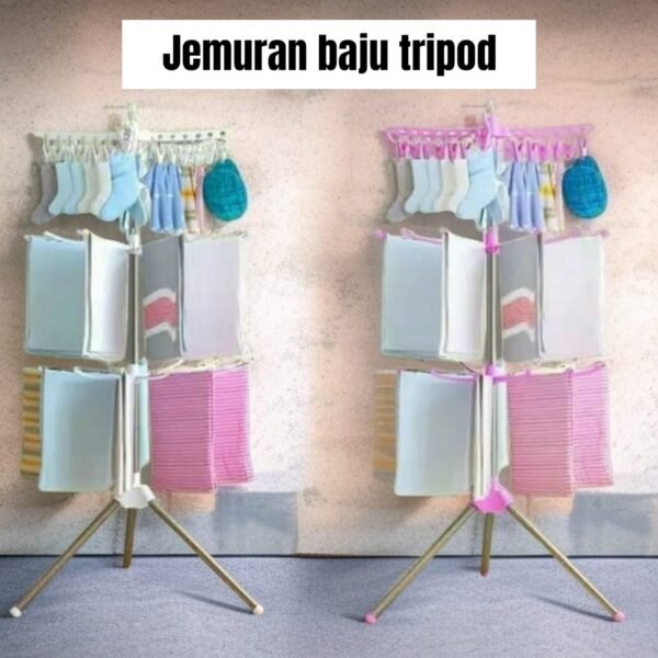 Jemuran baju/ pakaian Tripod