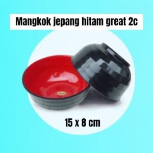 Mangkok plastik Jepang Great 2C (15x8 cm)