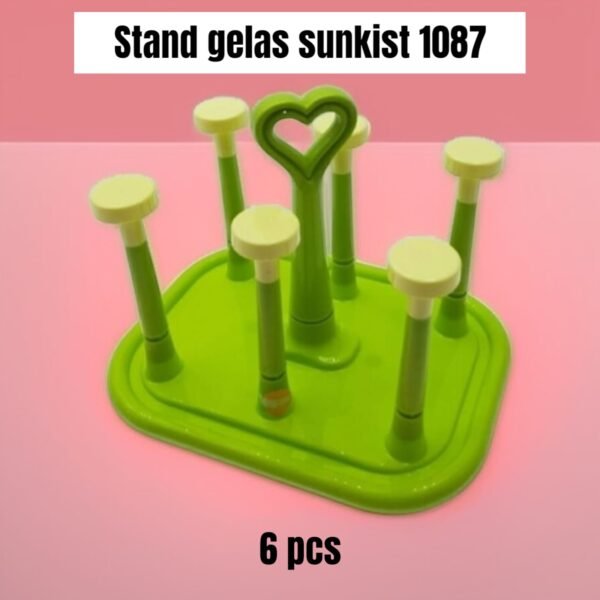 Tempat/ stand gelas Sunkist 1087 (isi 6)