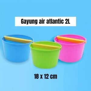 Gayung air Atlantic gagang tengah (2 liter)