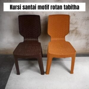 Kursi santai/ sender motif rotan Tabitha