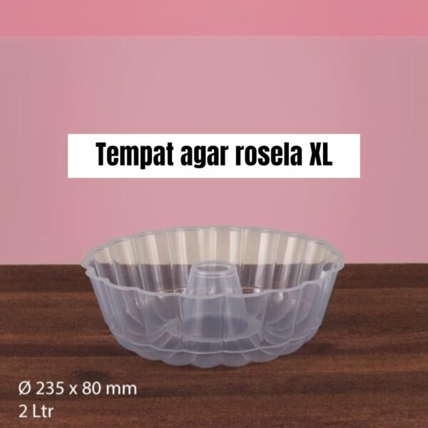 Tempat/ cetakan agar plastik Rosela (all size)