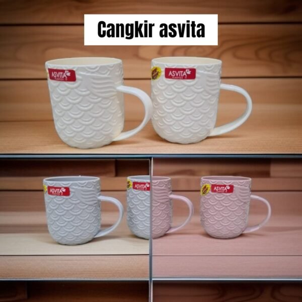 Gelas/ cangkir plastik Asvita tebal
