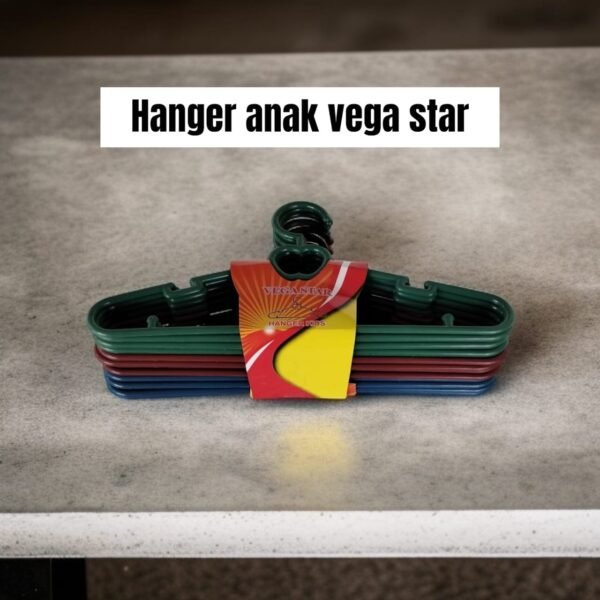 Gantungan baju/ hanger anak/kecil Vega star (isi 12 pcs)