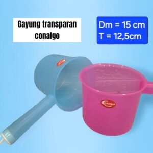 Gayung plastik transparan Conalgo