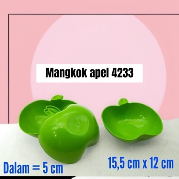 Mangkok plastik Apel 4233 (15,5x12 cm)