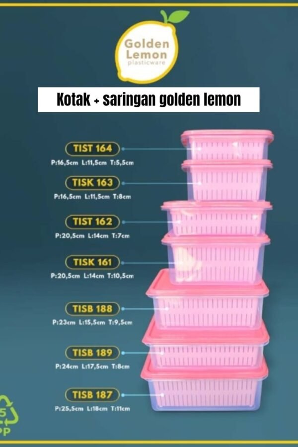 Toples / kotak + saringan plastik Sunkist