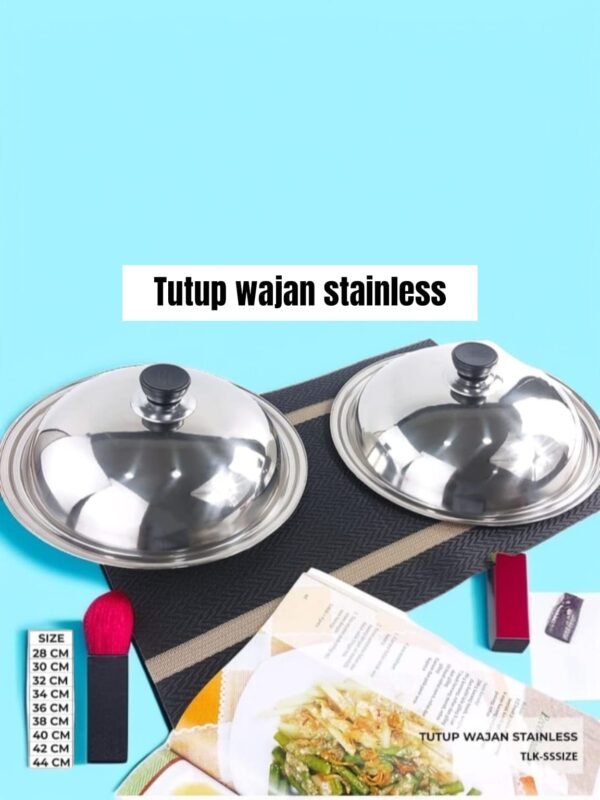 Tutup wajan (stainless steel)