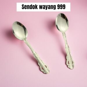 Sendok makan wayang 999 tebal (stainless steel)