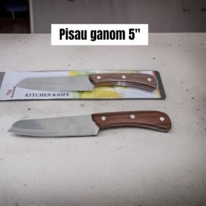 Pisau Ganom 5" tebal (stainless steel)