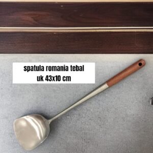 Spatula/sodet/sutil Romania tebal (stainless steel gg kayu)
