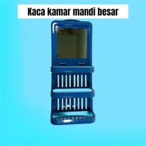 Rak kaca/ cermin kamar mandi besar