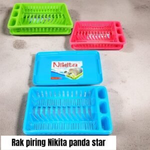 Rak piring plastik Nikita Panda Star