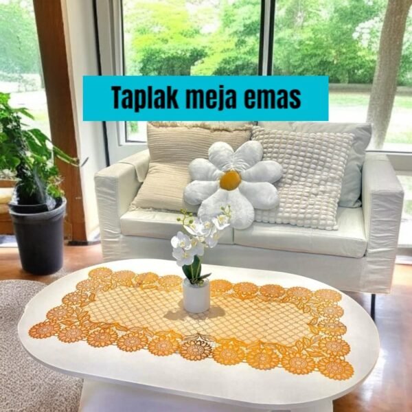 Taplak meja emas