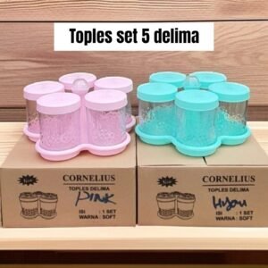 Toples Delima Cornelius set (isi 5) (akrilik/mika)