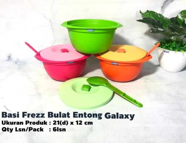 Tempat lauk, sayur/ Basi bulat Frezz