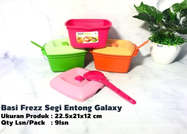 Tempat lauk, sayur/ Basi persegi Frezz