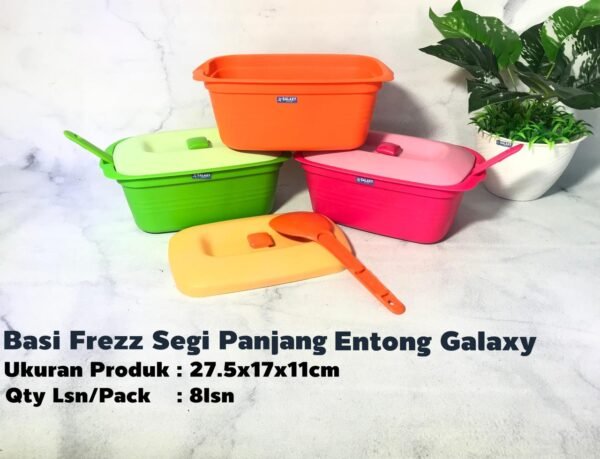 Tempat lauk, sayur/ Basi persegi panjang Frezz