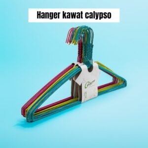 Gantungan baju/ hanger kawat warna Calypso (isi 10)