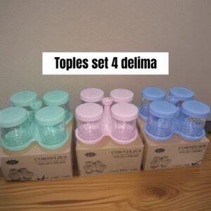 Toples Delima Cornelius set (isi 4) (akrilik/mika)
