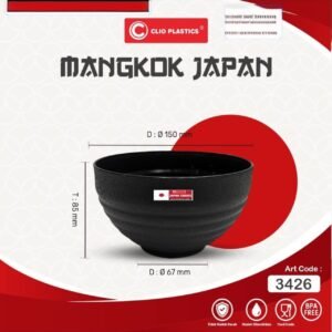 Mangkok plastik Ramen Japan 3426 (15x8,5 cm)