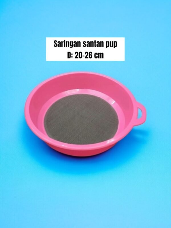 Saringan santan plastik Pup (20-26 cm)