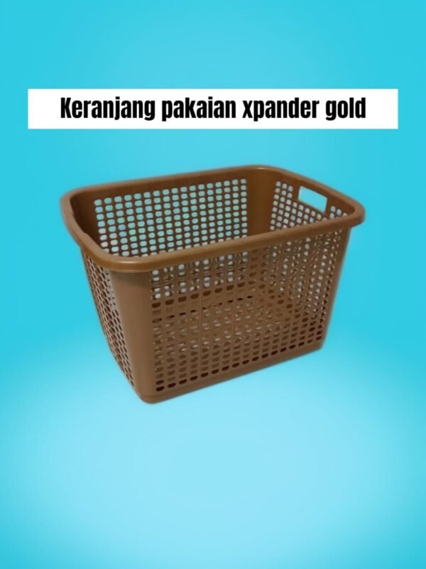 Keranjang baju/pakaian/laundry Xpander gold
