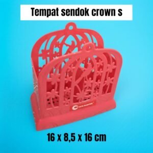 Tempat sendok Crown (besar & kecil)