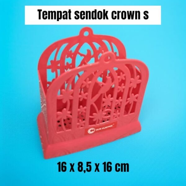 Tempat sendok Crown (besar & kecil)