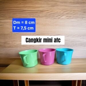 Gelas/cangkir plastik mini Afc
