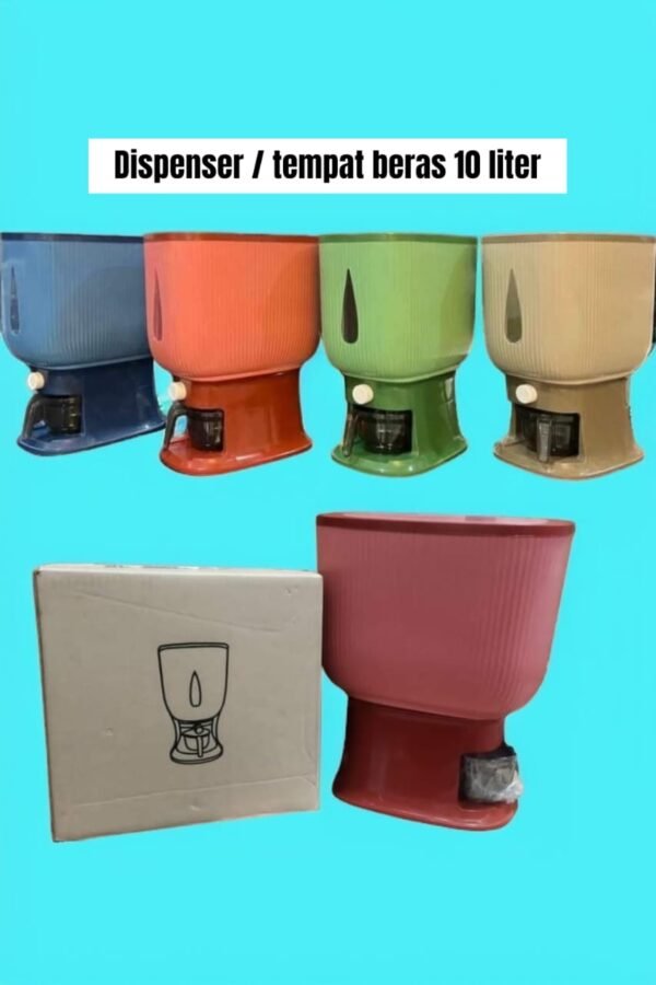 Dispenser/tempat beras 10 liter