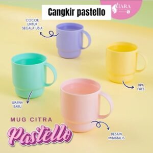Gelas/cangkir plastik Pastello