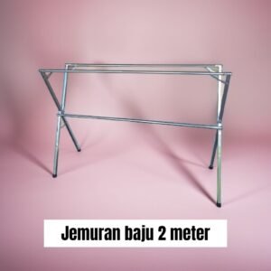 Jemuran baju tebal (stainless steel) (2 meter)
