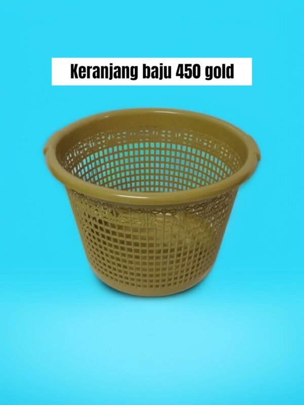 Keranjang baju 450 gold (50x49x35 cm)