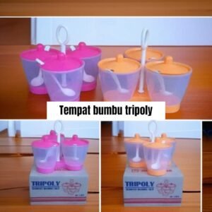 Tempat bumbu Tripoly set (isi 3)