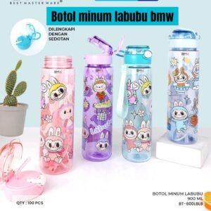 Botol minum plastik Labubu BMW (900 ml)