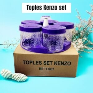 Toples kenzo set isi 5 (akrilik/mika)