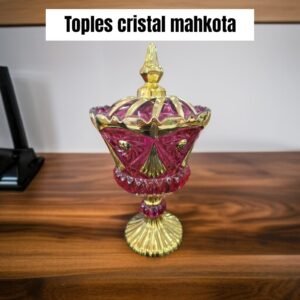 Toples kaca / beling Cristal mahkota