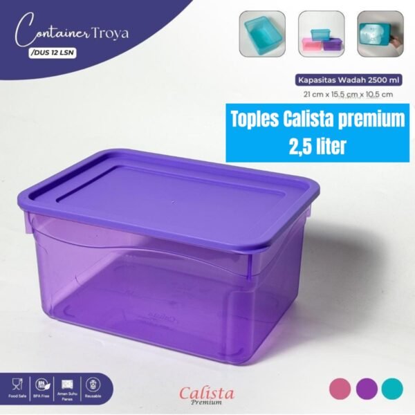 Toples calista premium segi 4 (2,5 liter)