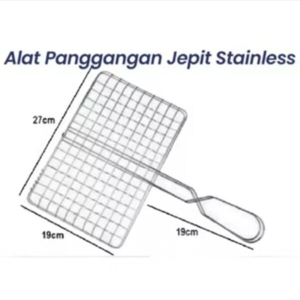 Pemanggang/ panggangan jepit (kecil & besar) (27-32 cm)