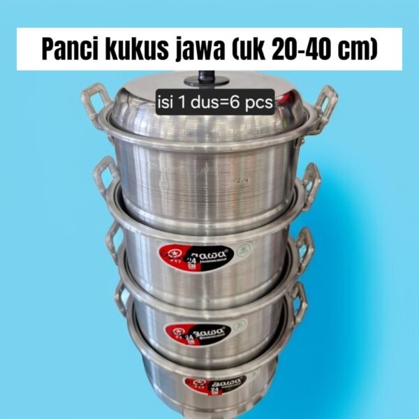 Panci kukus jawa (20-40 cm)