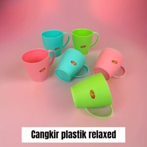 Gelas/cangkir plastik relaxed
