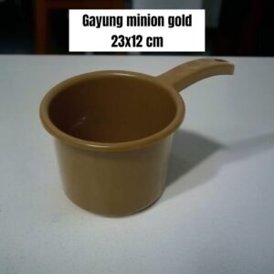 Gayung minion gold (23x12 cm)
